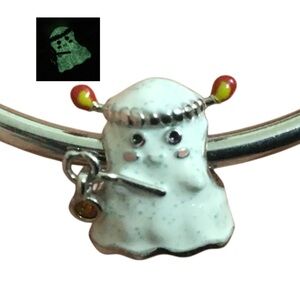 Glowing Ghost Charm Pandora Style